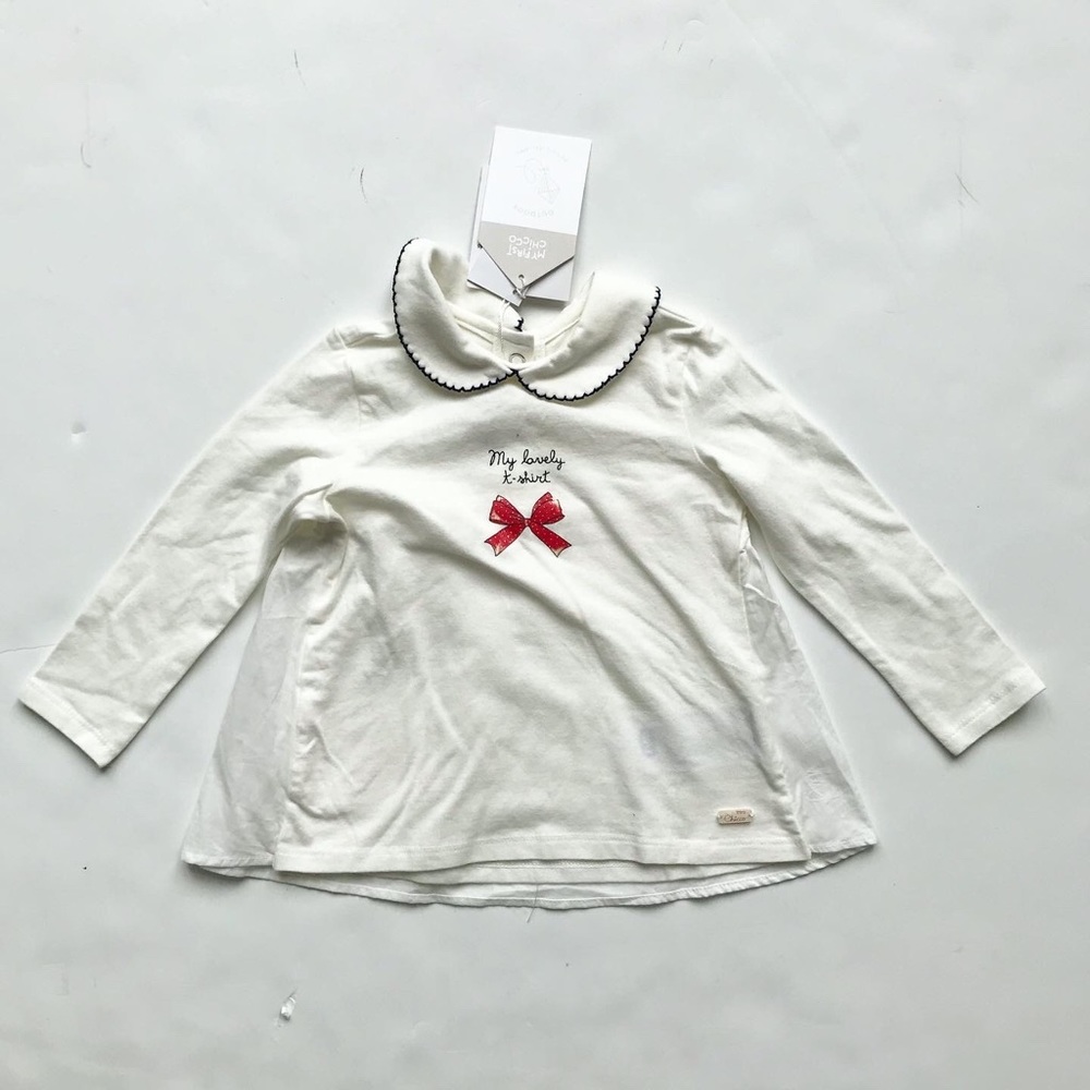 Chicco NWT Peter Pan collar top 15 months